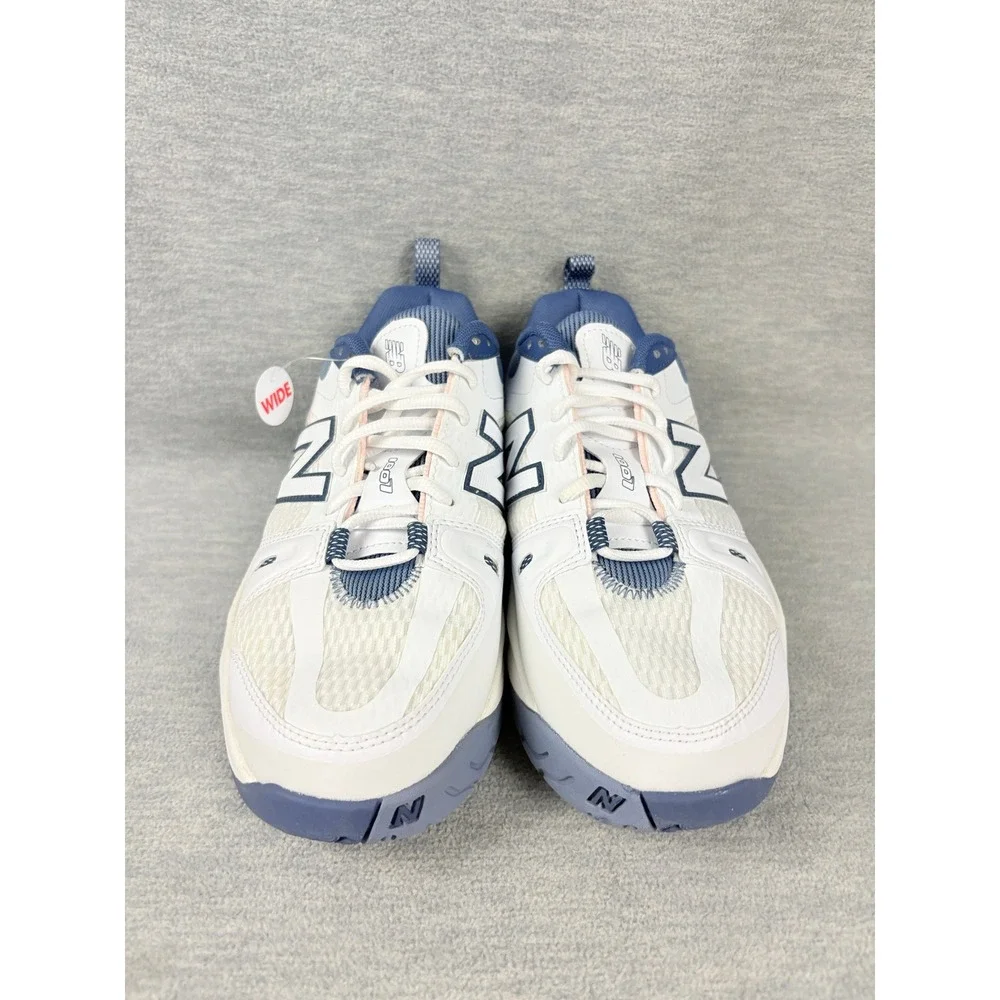 New Balance Fresh Foam X 1007 Tennis Sneakers Womens 8.5 W White Blue Pickleball